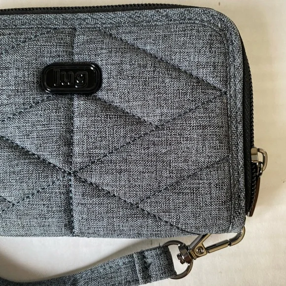 Lug Rodeo 2 Wallet Wristlet Heather Grey New - Picture 6 of 16